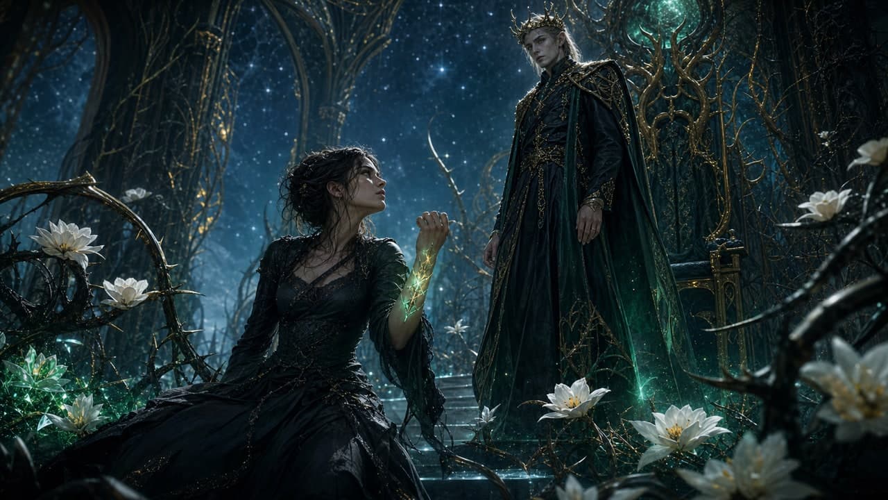 The Fae King's Human Prisoner interactive story cover