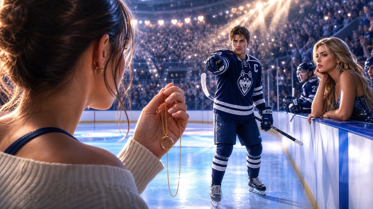 The Hockey Captain's Secret Wife interactive story cover