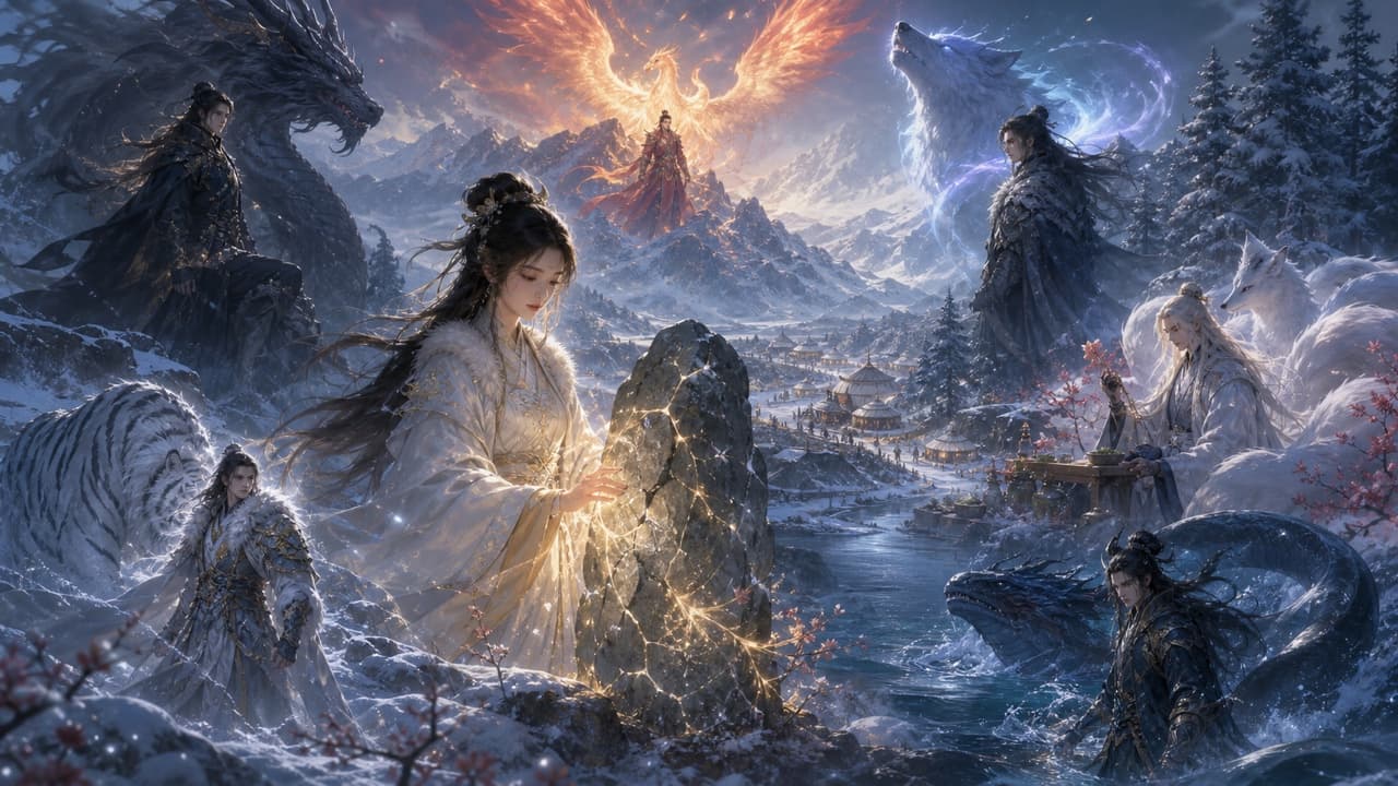 穿进兽世后，六位兽王都想和我结侣 互动故事封面